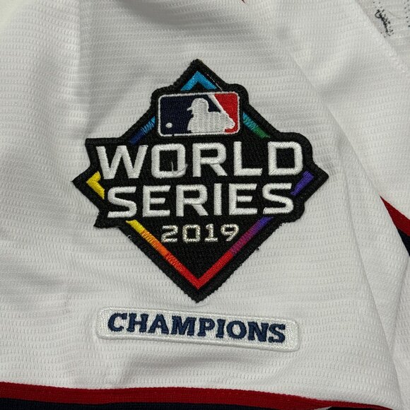 Majestic Nationals Jordan Zimmermann Baseball Jersey Womens 2XL World Series NWT - Picture 5 of 9